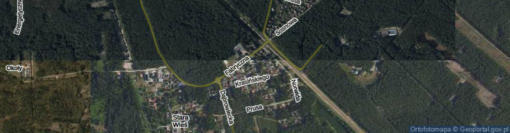 Zdjęcie satelitarne Parkowa ul.